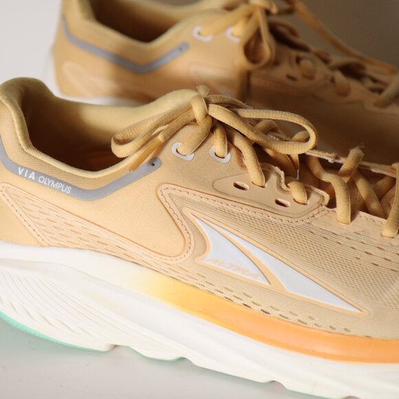 Altra Womens Via Olympus Road Running Shoes 11 Yellow al0a82cr380 Cushioned - Picture 2 of 9